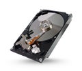 Hard diskÃÂ , HDD , drive with sata 6 gb isolated on white background with clipping path